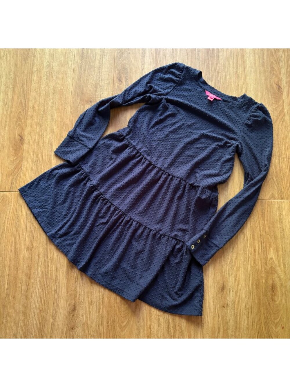 Lilly Pulitzer Arelette Long Sleeve Knit Dress High Tide Navy Women’s Sz XS